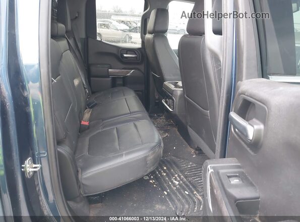 1GCRYGED7KZ242223 2019 CHEVROLET SILVERADO Blue VIN կոդի պիտակի տեսք