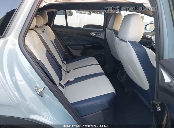1V25MPE86RC007420 2024 VOLKSWAGEN ID.4 Blue Vista de la etiqueta del VIN
