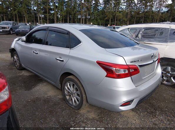 3N1AB7AP9JL642291 2018 NISSAN SENTRA Silver Rear left