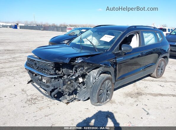 3VVCX7B24NM084751 2022 VOLKSWAGEN TAOS Черный Передняя левая четверть