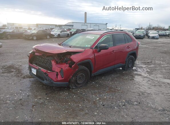 JTMF1RFV6KD009361 2019 TOYOTA LE Red Front left
