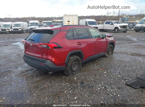 JTMF1RFV6KD009361 2019 TOYOTA LE Red Rear right