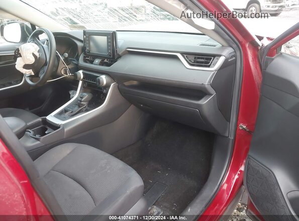 JTMF1RFV6KD009361 2019 TOYOTA LE Red Front interior view