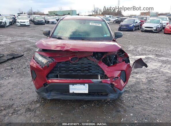 JTMF1RFV6KD009361 2019 TOYOTA LE Red Front view