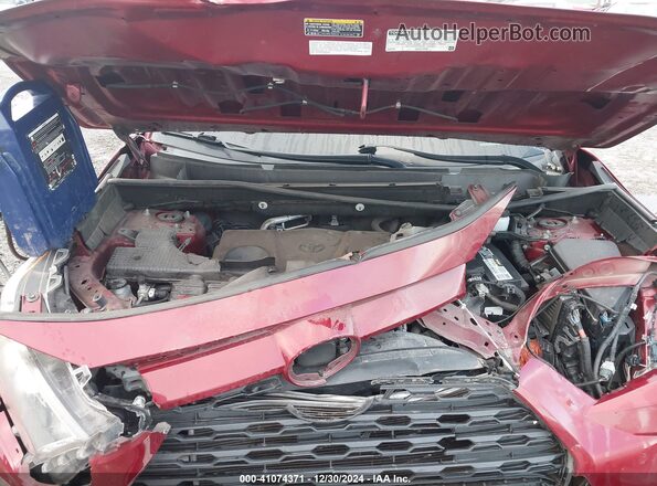 JTMF1RFV6KD009361 2019 TOYOTA LE Red Rear view