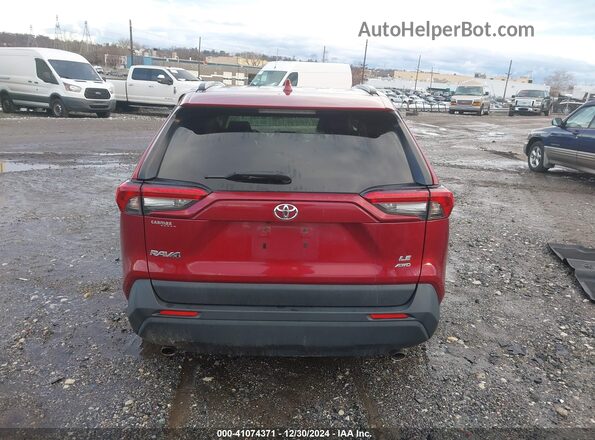 JTMF1RFV6KD009361 2019 TOYOTA LE Red 