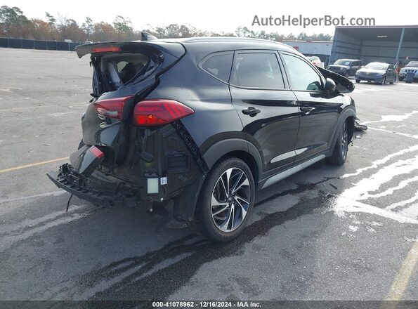 KM8J33AL3MU353865 2021 HYUNDAI TUCSON Черный Задняя правая четверть