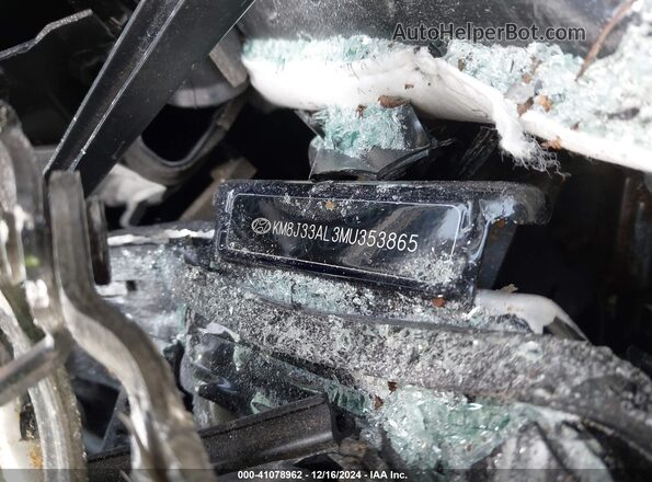 KM8J33AL3MU353865 2021 HYUNDAI TUCSON Черный Вид подкапотного пространства
