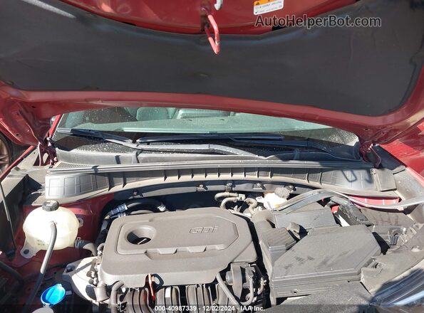 KM8J3CAL6KU028866 2019 HYUNDAI TUCSON Maroon Vista trasera