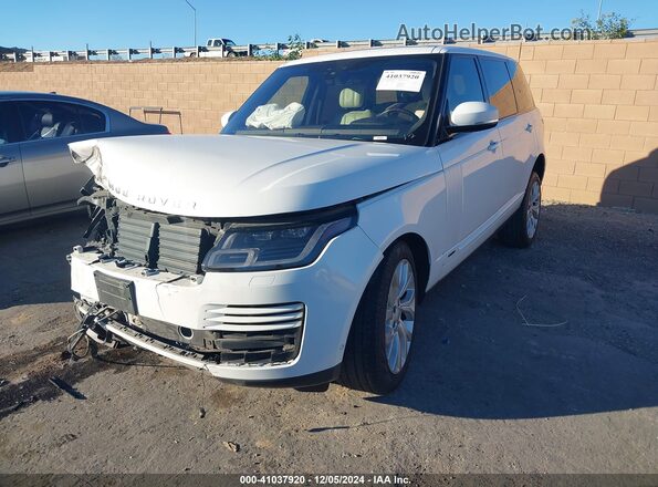 SALGS5SE5LA589410 2020 LAND ROVER RANGE ROVER White წინა მარცხენა ხედი სამი მეოთხედიდან