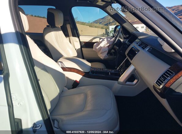 SALGS5SE5LA589410 2020 LAND ROVER RANGE ROVER White წინა სალონის ხედი