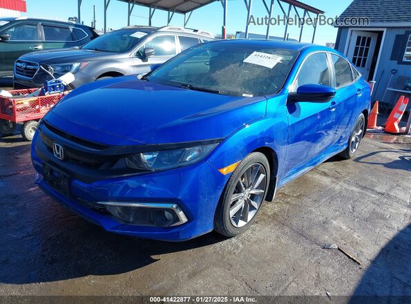 19XFC1F36ME210043 2021 HONDA CIVIC Синий Передняя левая четверть