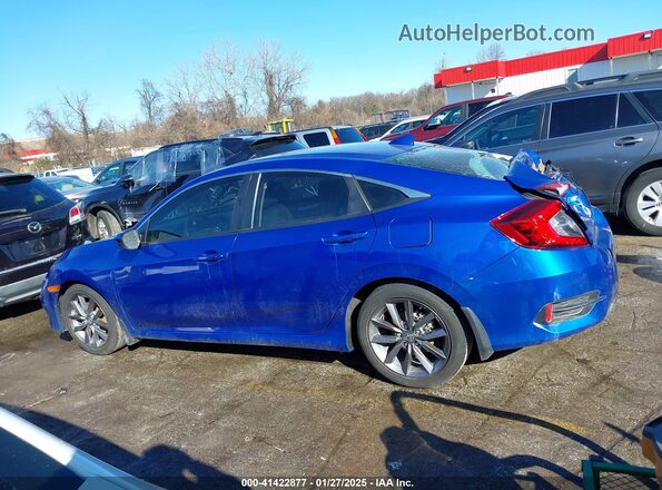 19XFC1F36ME210043 2021 HONDA CIVIC Синий Панорамный вид салона 360°