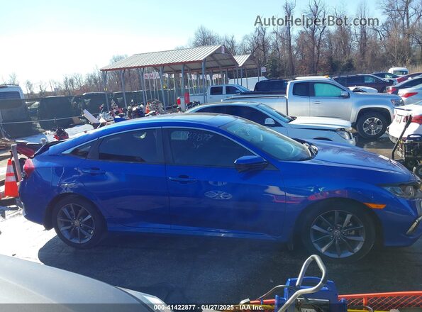 19XFC1F36ME210043 2021 HONDA CIVIC Синий Вид задней части салона