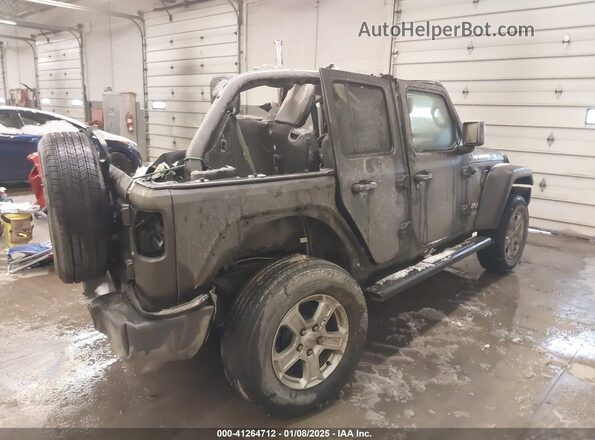 1C4HJXDG5KW577008 2019 JEEP WRANGLER UNLIMITED Gray Trasero derecho