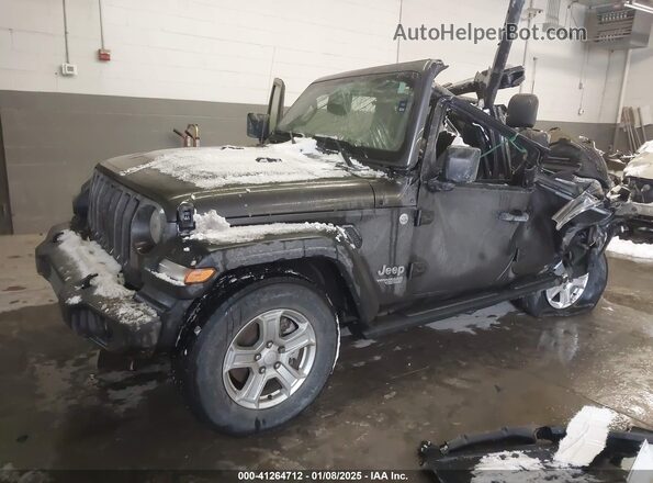 1C4HJXDG5KW577008 2019 JEEP WRANGLER UNLIMITED Gray Vista tres cuartos delantera izquierda