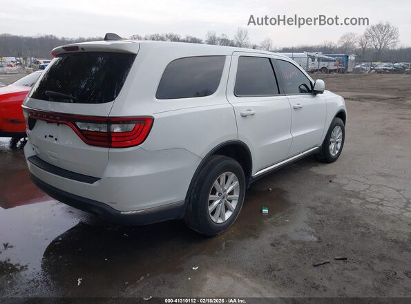 1C4RDJAG2KC599546 2019 DODGE DURANGO White უკანა მარჯვენა