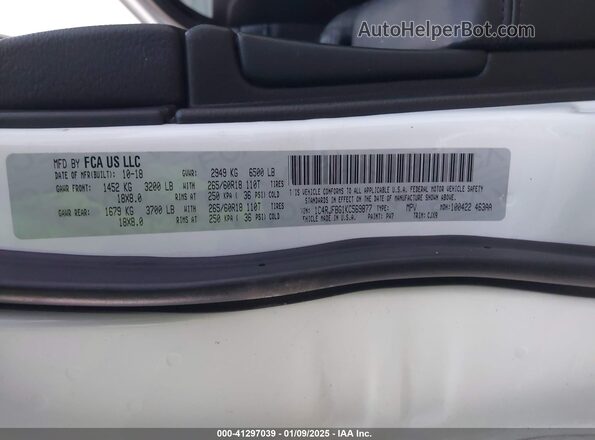 1C4RJFBG1KC569877 2019 JEEP GRAND CHEROKEE White Engine compartment view