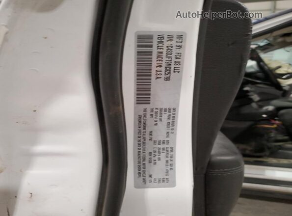 1C4SDJFT9MC825799 2021 DODGE DURANGO Two Tone VIN კოდის სტიკერის ხედი