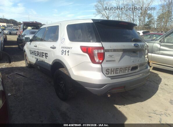 1FM5K8AR4JGA99700 2018 FORD POLICE INTERCEPTOR Silver Rear left