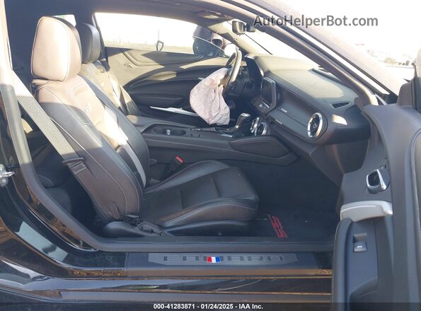1G1FH1R77K0159408 2019 CHEVROLET CAMARO Black წინა სალონის ხედი