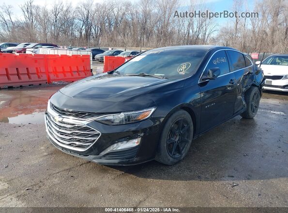 1G1ZD5ST7KF195121 2019 CHEVROLET MALIBU Черный Передняя левая четверть