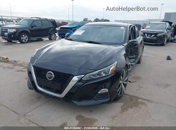 1N4BL4CV3KN308001 2019 NISSAN ALTIMA Black Առջևի ձախ երեք քառորդ տեսարան