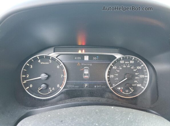 1N4BL4EV5MN344448 2021 NISSAN ALTIMA White Vista del cuadro de instrumentos