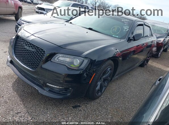 2C3CCAAG5LH220793 2020 CHRYSLER 300 Black Առջևի ձախ երեք քառորդ տեսարան