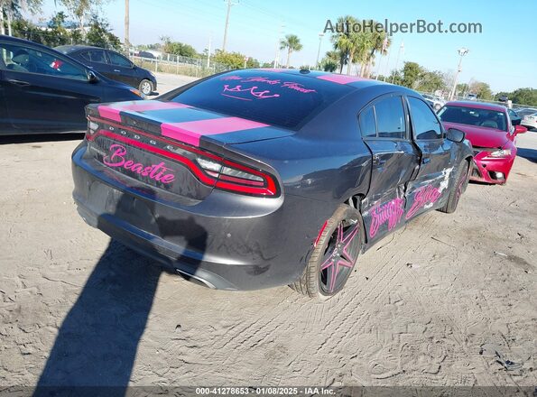 2C3CDXBG7KH711511 2019 DODGE CHARGER Серый Задняя правая четверть