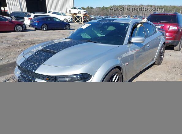 2C3CDXGJ3LH151752 2020 DODGE CHARGER Silver Vista tres cuartos delantera izquierda