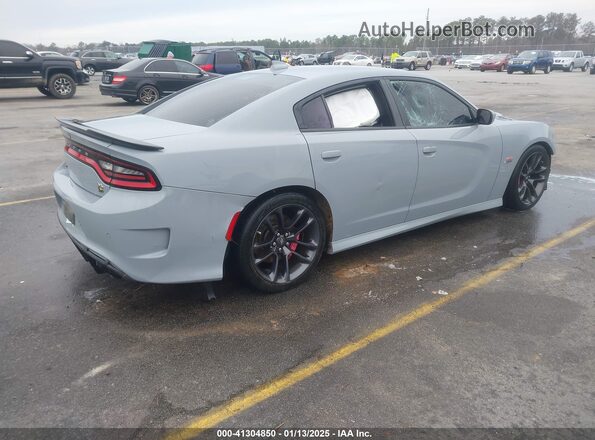 2C3CDXGJ3MH520756 2021 DODGE CHARGER Gray Trasero derecho