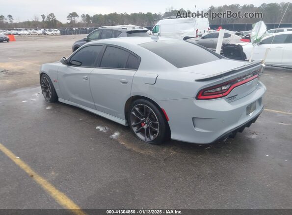 2C3CDXGJ3MH520756 2021 DODGE CHARGER Gray Trasero izquierdo