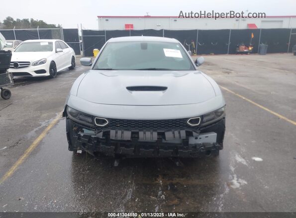 2C3CDXGJ3MH520756 2021 DODGE CHARGER Gray Vista interior trasera