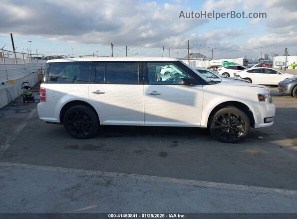 2FMGK5C80KBA12380 2019 FORD FLEX White Vista del cuadro de instrumentos