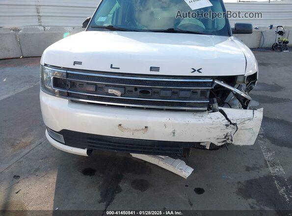 2FMGK5C80KBA12380 2019 FORD FLEX White Vista del salpicadero