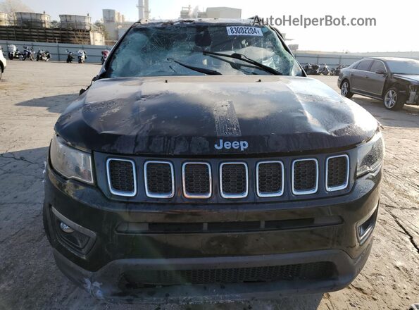 3C4NJDBB5KT813736 2019 JEEP COMPASS Black Вид спереду