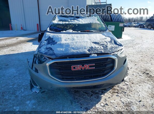 3GKALTEV6KL150416 2019 GMC TERRAIN Gray Front view