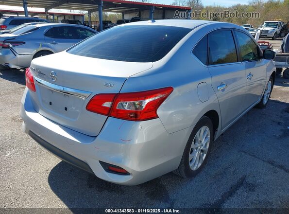 3N1AB7AP2KY369375 2019 NISSAN SENTRA Silver Задня права чверть