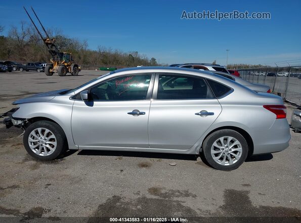 3N1AB7AP2KY369375 2019 NISSAN SENTRA Silver Панорамний вид салону 360°