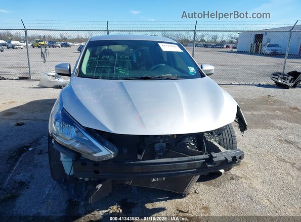 3N1AB7AP2KY369375 2019 NISSAN SENTRA Silver Вид щитка приладів