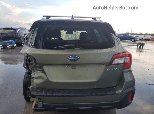 4S4BSATC1K3252450 2019 SUBARU OUTBACK Green Вид ззаду