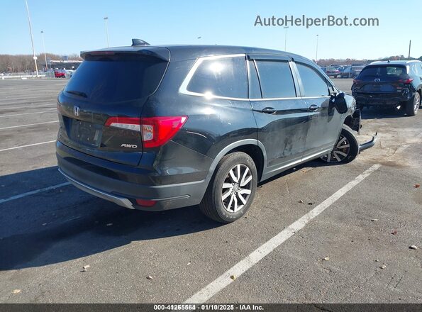 5FNYF6H30KB046399 2019 HONDA PILOT Black Trasero derecho