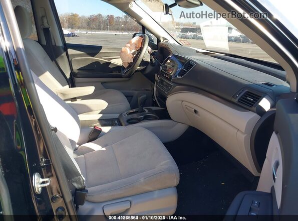 5FNYF6H30KB046399 2019 HONDA PILOT Black Vista interior delantera