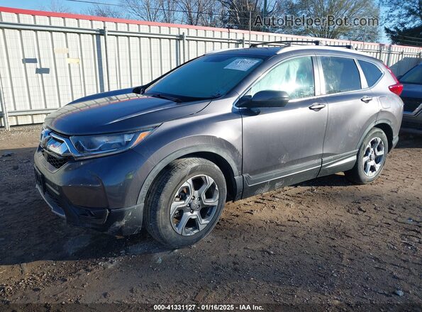 5J6RW1H50KA044468 2019 HONDA CR-V Silver Առջևի ձախ երեք քառորդ տեսարան
