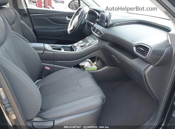 5NMS64AJ1MH343458 2021 HYUNDAI SANTA FE Черный Вид салона спереди