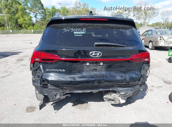 5NMS64AJ1MH343458 2021 HYUNDAI SANTA FE Черный Вид спереди