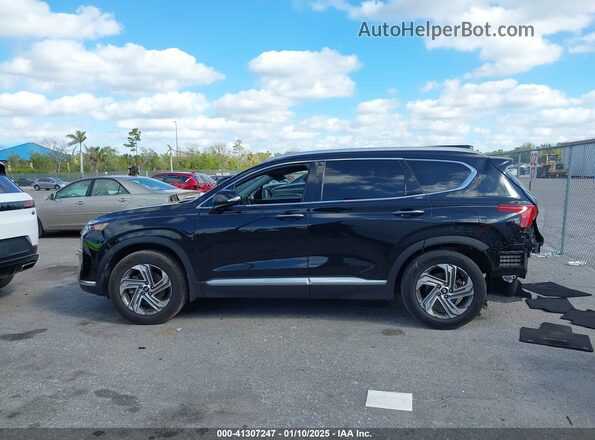 5NMS64AJ1MH343458 2021 HYUNDAI SANTA FE Черный Панорамный вид салона 360°