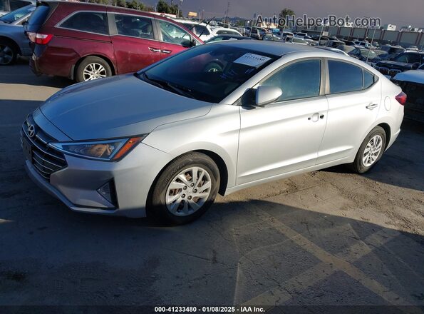 5NPD74LF6LH529366 2020 HYUNDAI ELANTRA Серебряный Передняя левая четверть