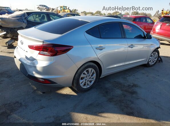 5NPD74LF6LH529366 2020 HYUNDAI ELANTRA Серебряный Задняя правая четверть